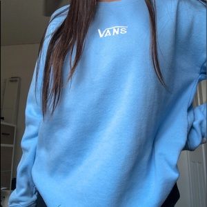 Baby blue vans sweatshirt